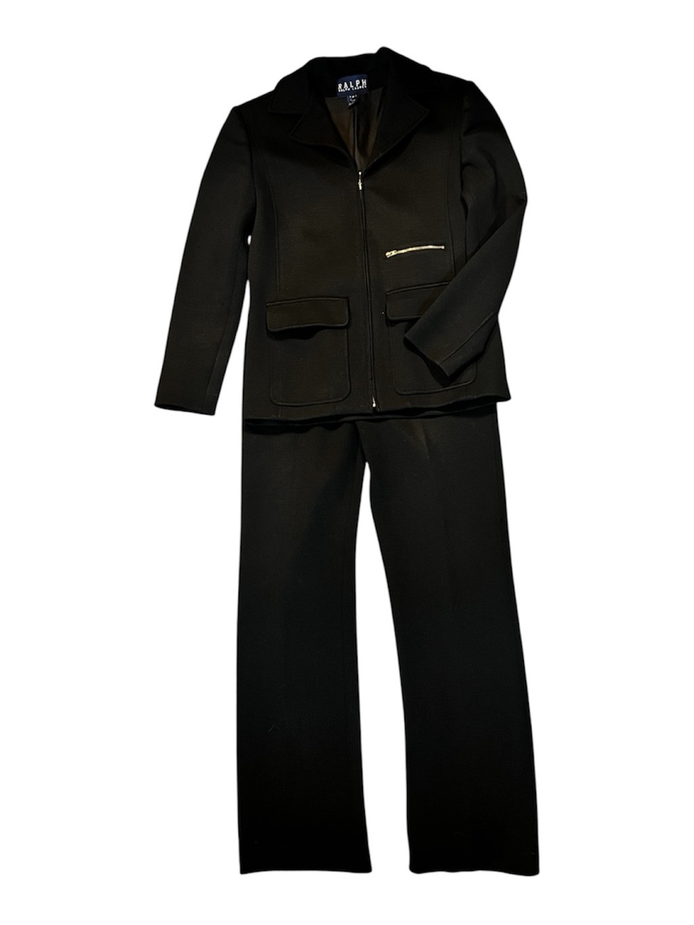 Ralph Lauren Blue label  Black Women's Zip Jacket & Pants Set